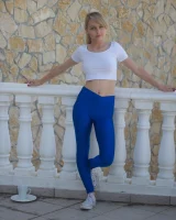 Skin Tight Glamour - 01-chloe_toy_blue_leggings_0001