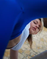 Skin Tight Glamour - 19-chloe_toy_blue_leggings_0019