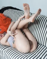 We Are Hairy - 35-KseniaYankovskaya_BlackHatOrangeBlouse_036