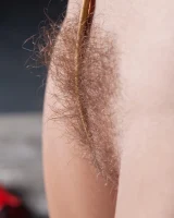 We Are Hairy - 50-NikkyB_BlackTightsGreenTop_050